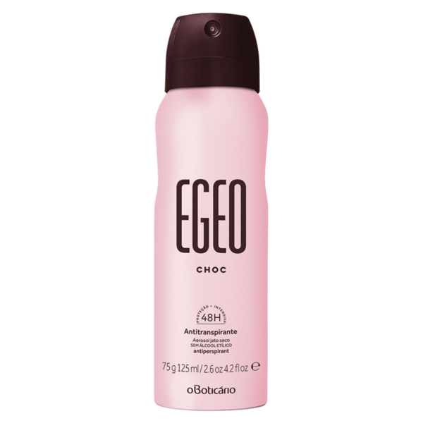 Egeo Choc Desodorante Antitranspirante Aerosol  75g- OBoticario