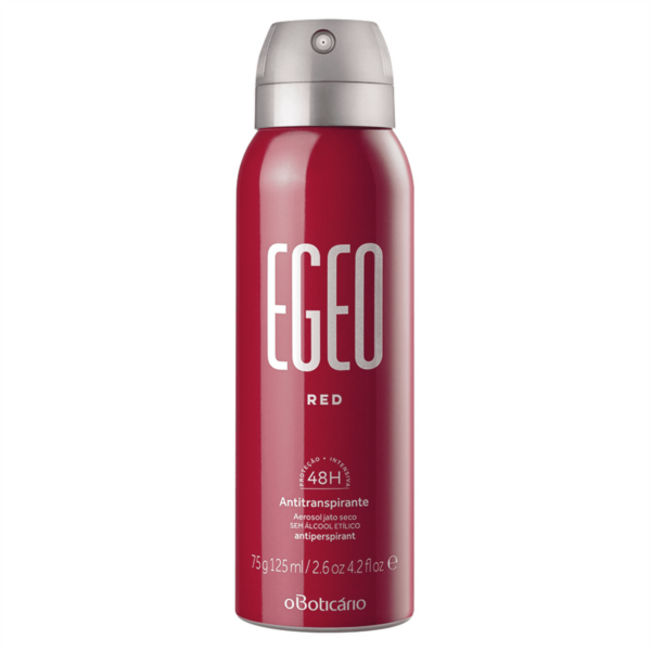 Egeo Red Desodorante Antitranspirante Aerosol  75g- OBoticario