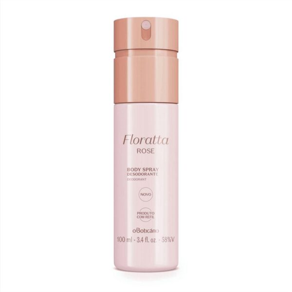 Floratta Body Spray  Rose Desodorante 100ml- OBoticario
