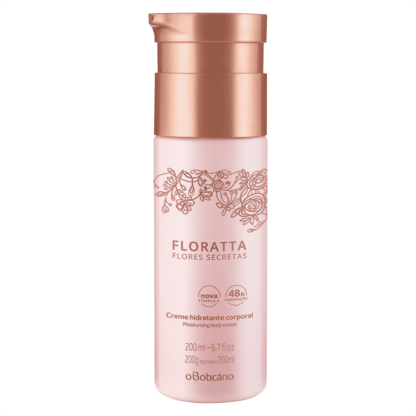 Floratta Creme Hidratante  Flores secretas 200ml- OBoticario