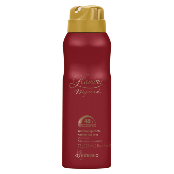 Glamour Myriad Antitranspirante Aerossol 75g- OBoticario