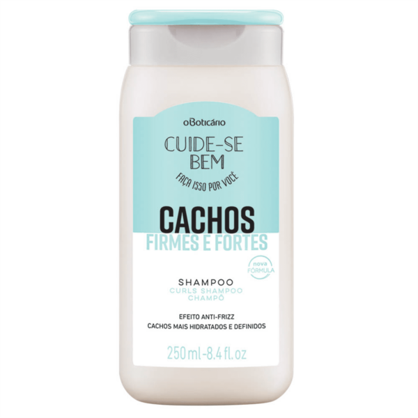 Cuide-se Bem Cachos Firmes e Fortes Shampoo 250ml-OBoticario