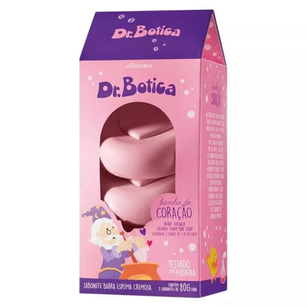 Dr. Botica Banho de Coração Caixa 3unid. 80g- OBoticario