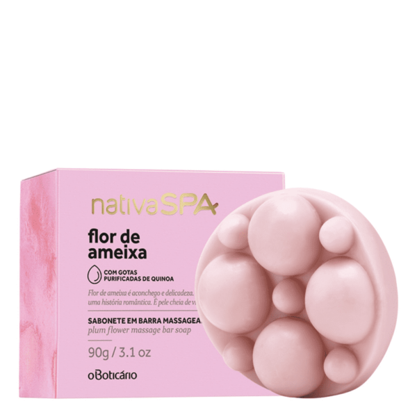 Nativa Spa Ameixa em Flor Sabonete Massageador 90g -OBoticário