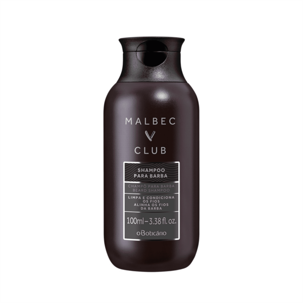 Malbec Club Intenso Shampoo para Barba 100ml-OBoticario