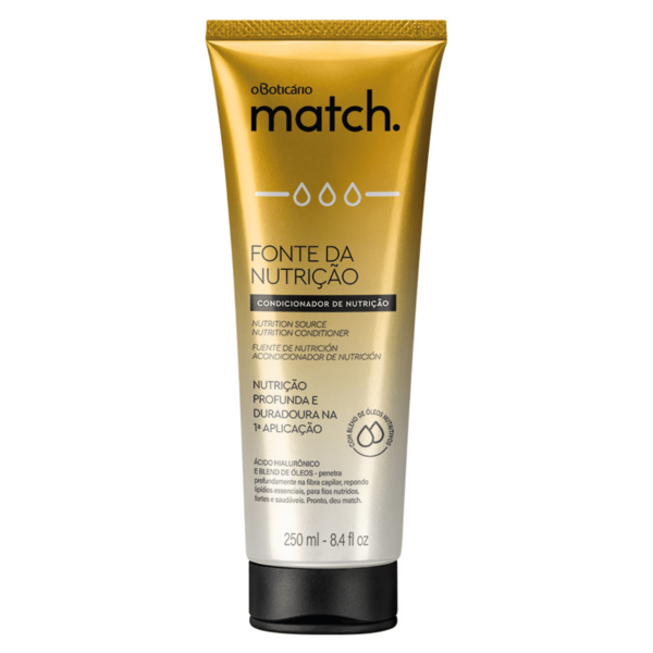 Match Fonte de Nutrição Condicionador 250ml- OBoticario