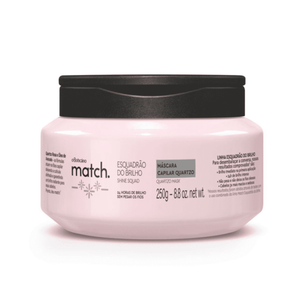 Match Esquadrão do Brilho Mascara 250g- OBoticario