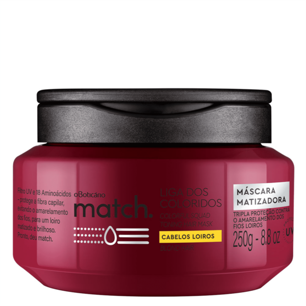 Match Liga dos Loiros Mascara Matizadora 250g- OBoticario