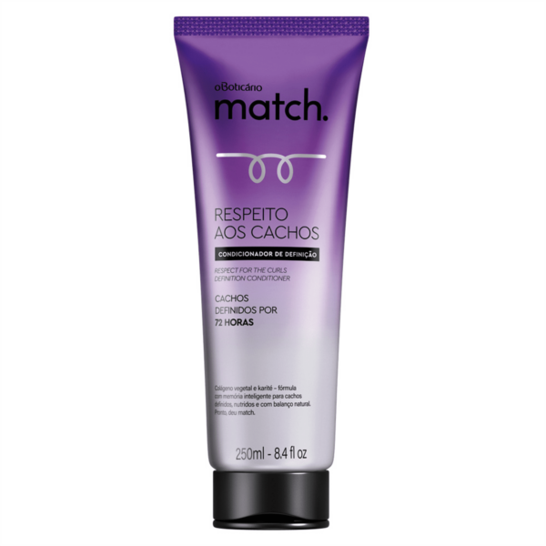 Match Respeito aos Cachos Condicionador 250ml- OBoticario