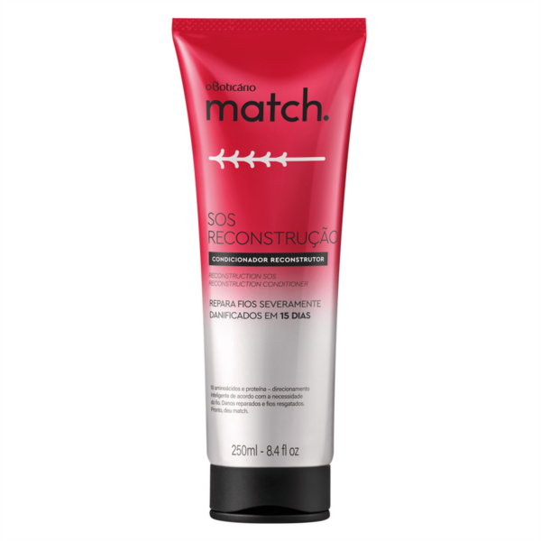 Match S.O.S Reconstrução Condicionador 250ml- OBoticario