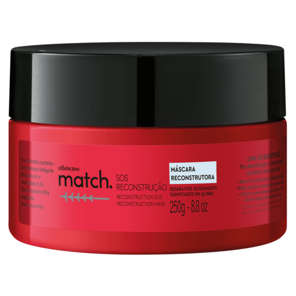 Match S.O.S Reconstrução Mascara 250g- OBoticario