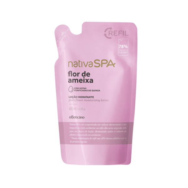 Nativa Spa Flor de Ameixa Refil 400ml - OBoticario