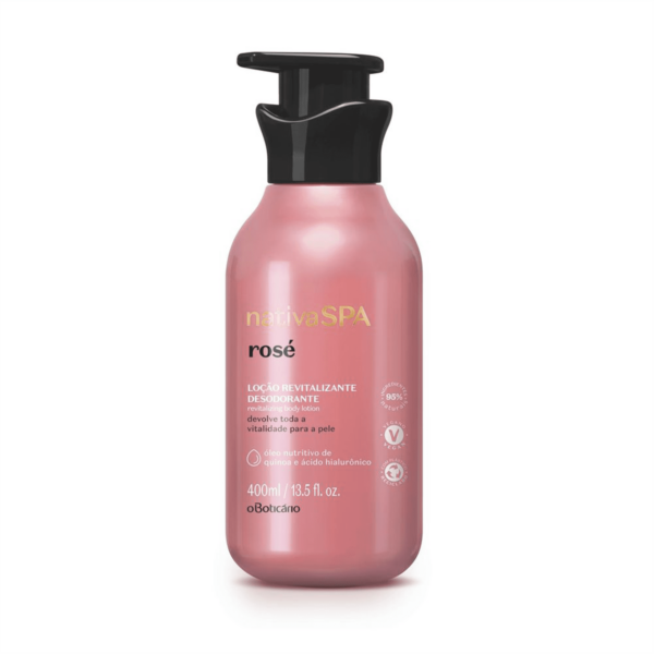 Nativa Spa Rose Hidratante Corporal  400ml-OBoticário