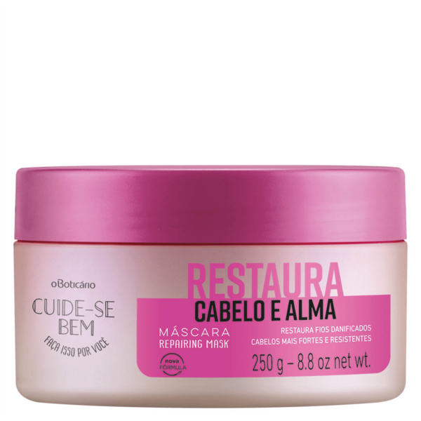 Cuide-se Bem Restaura Cabelo e Alma Mascara 250g- OBoticario