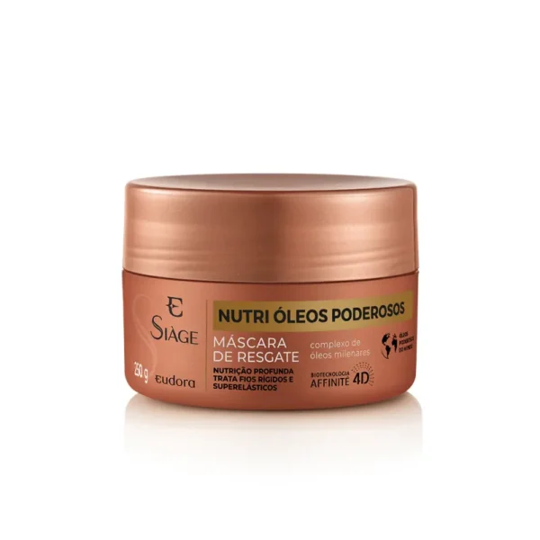 Máscara Capilar Siáge Nutri Óleos 250g- Eudora