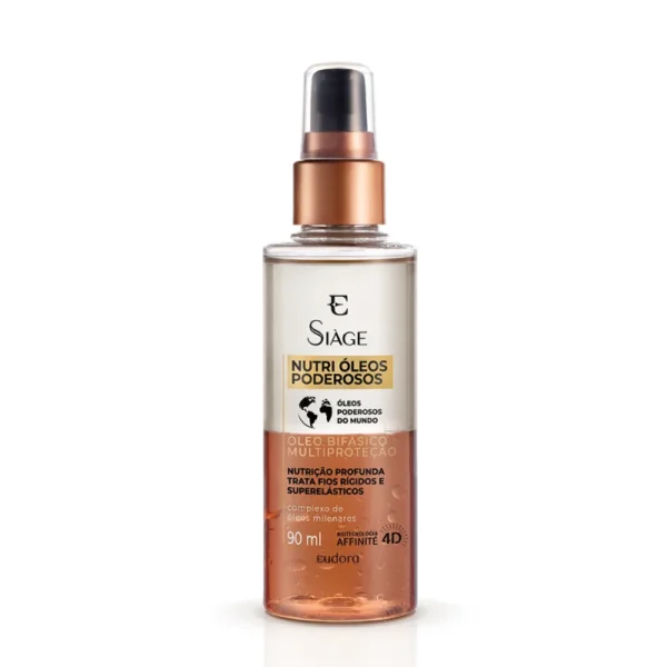 Óleos Bifásico Capilar Siáge Nutri Óleos 90ml- Eudora
