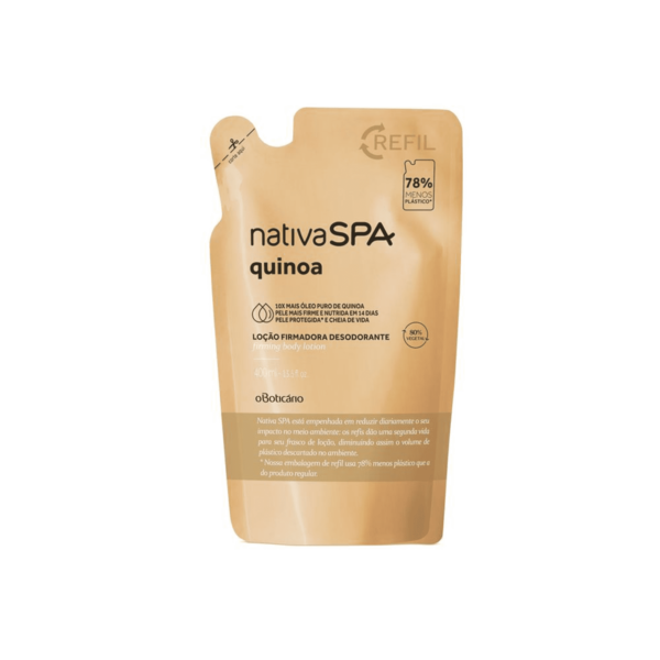 Nativa Spa Quinoa Refil Hidratante Corporal 400ml- OBoticario