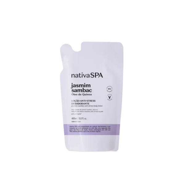 Nativa Spa Jasmim Sambac Refil Hidratante Corporal 400ml-OBoticario