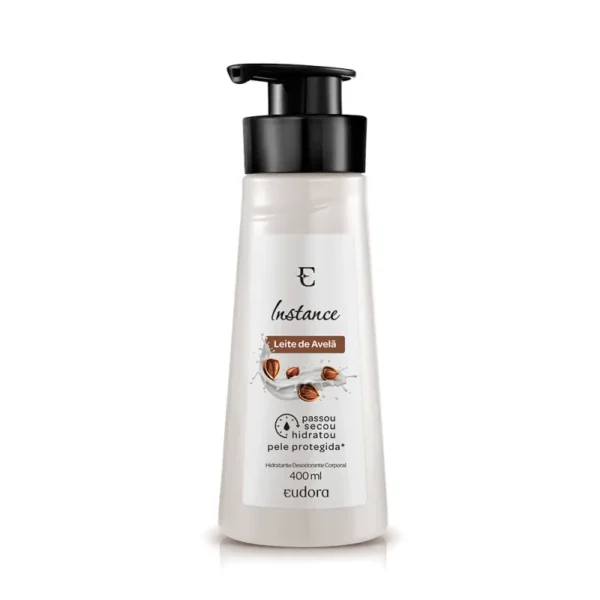 Instance Leite de Avelã Hidratante Desodorante Corporal  400ml- Eudora