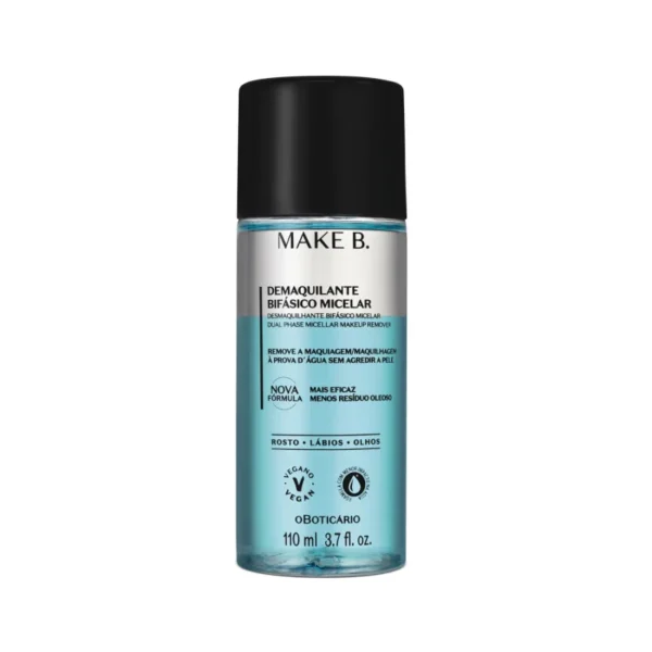 Make B Demaquilante Bifásico Micelar 110ml - oBoticário