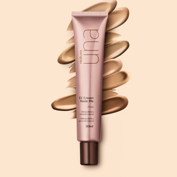 Una CC Cream Nude Me FPS Médio 24- Natura