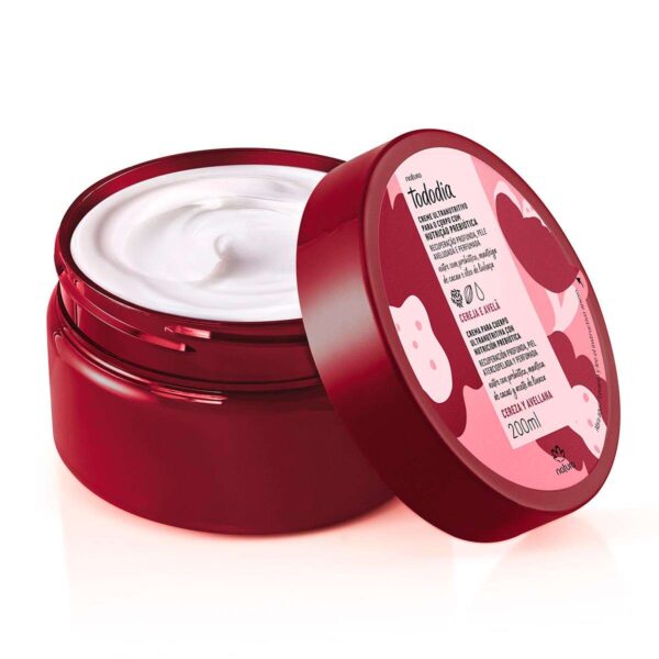 TODODIA Creme Ultra nutritivo  Cereja  e Avelã Pote 200ML- Natura