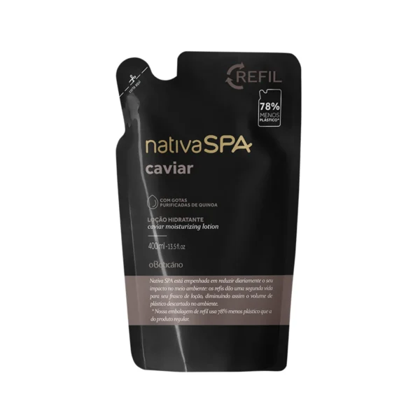 Nativa Spa Caviar Refil Hidratante Corporal 400ml- OBoticario