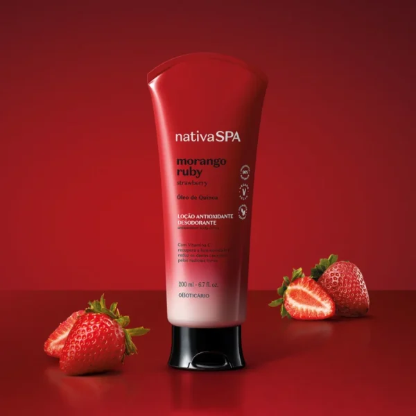 Nativa Spa Morango Ruby Hidratante Corporal 200ml- OBoticario