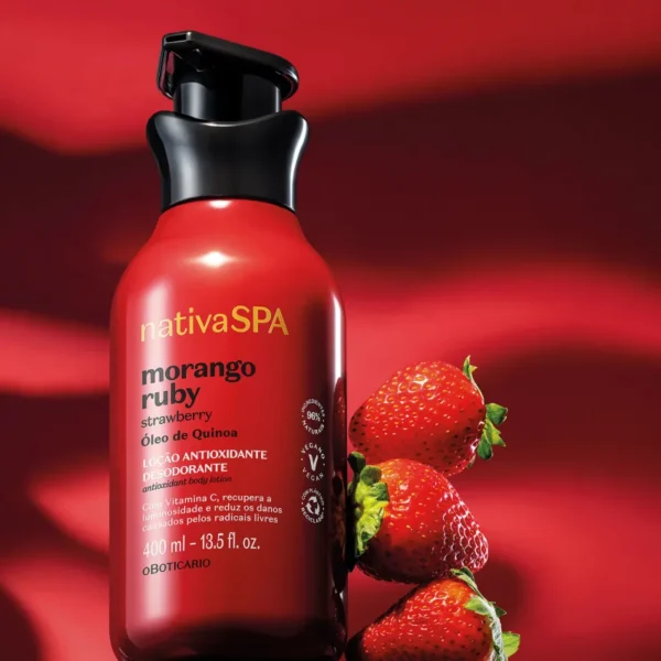 Nativa Spa Morango Ruby Hidratante Corporal 400ml- OBoticario