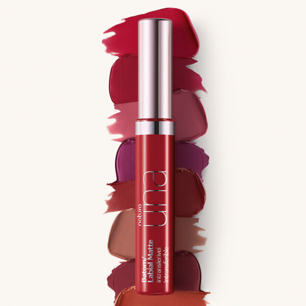 Una Batom Matte Intransferível Vermelho 2-M 8ml- Natura