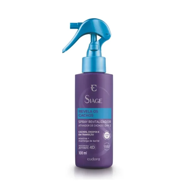 Siàge Revela os Cachos Spray Revitalizador Ativador de Cachos 100ml - Eudora