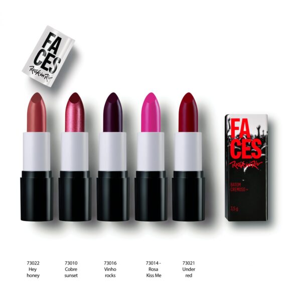 Faces Batom Cremoso Rock Rio 3,5g- Natura