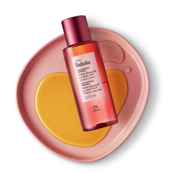 TodoDia Oleo Cereja e Avelã Bifásico 120ml - Natura
