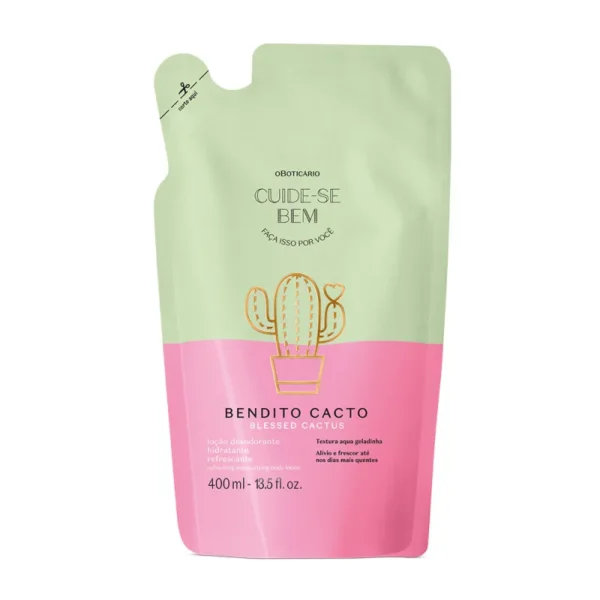 Cuide-se Bem Bendito Cacto Refil Hidratante 400ml- OBoticario