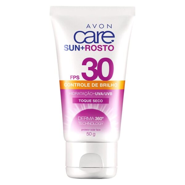 Care Sun Protetor Solar Rosto Controle de Brilho FPS 30 40g-Avon
