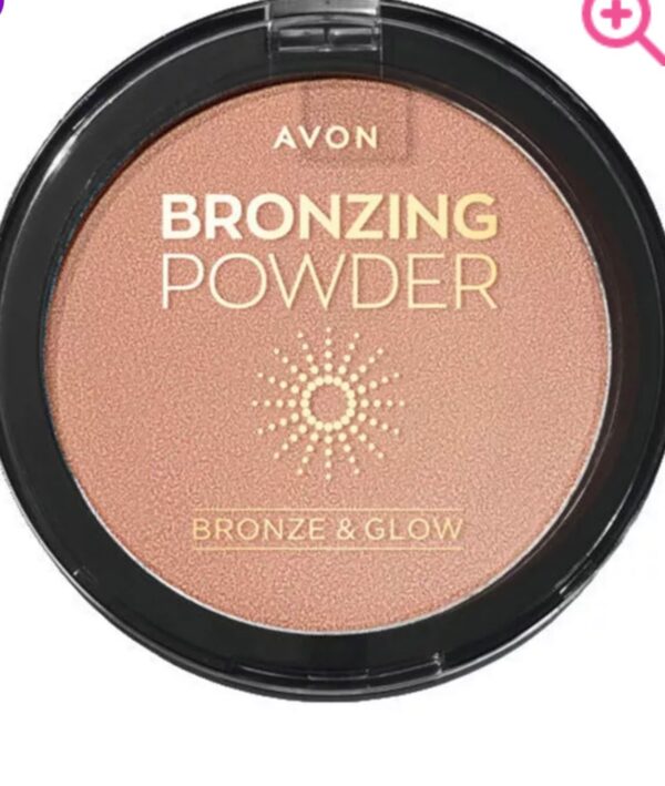 Bronzing Powder Bronzer em Pó Bronze Médio Glow 13,5g- Avon