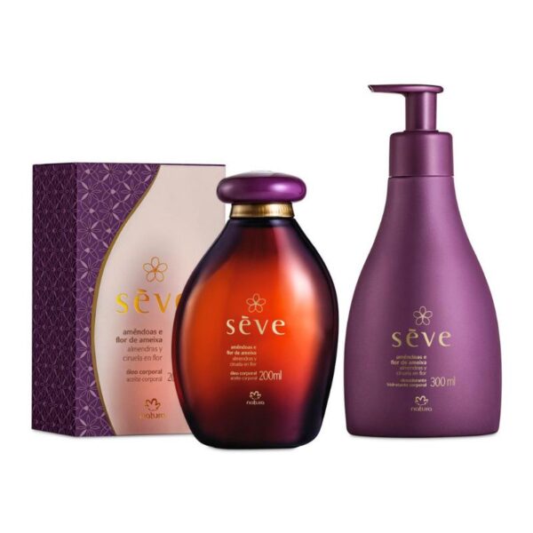 Kit Sève Amêndoas e Flor de Ameixa Natal - Natura