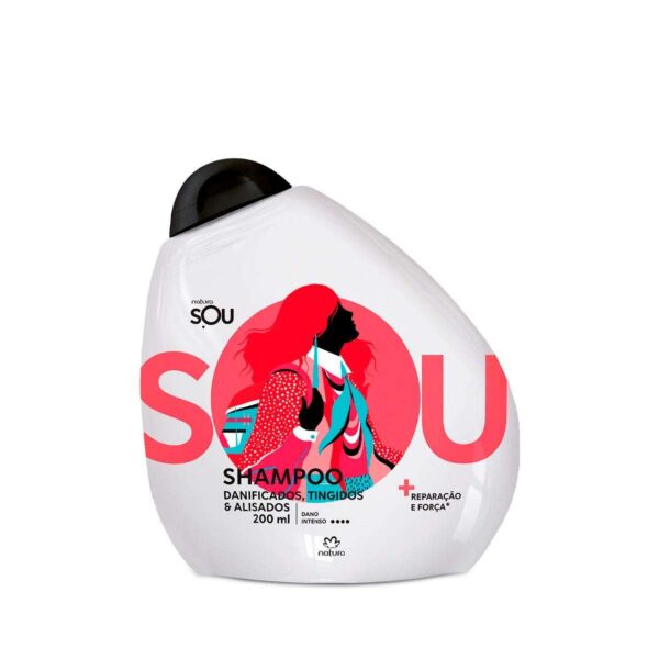 Sou Shampoo para Cabelos Danificados, Tingidos e Alisados 200ml- Natura