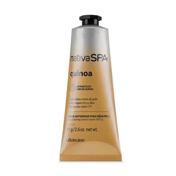 NativaSpa Quinoa Creme Antissinais para Mãos FPS15 75g- OBoticario - Image 2