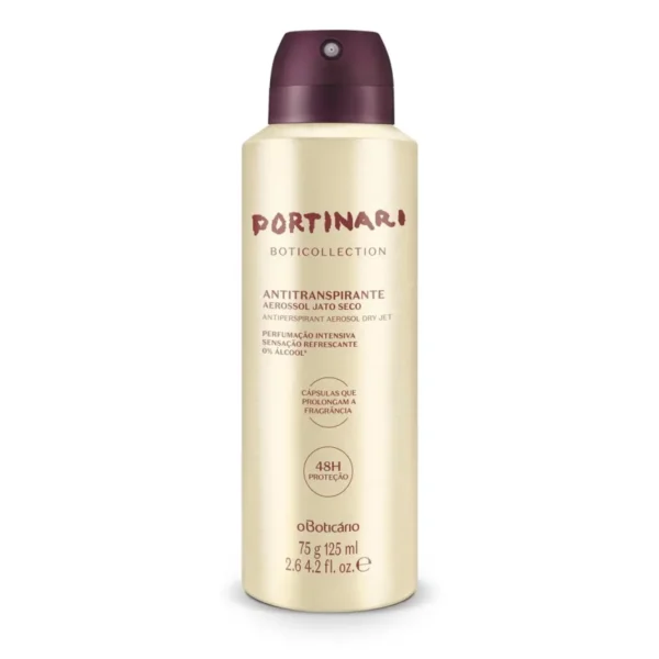 Portinari Antitranspirante Aerossol 75g- OBoticario