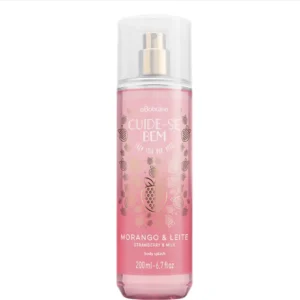 Cuide-se Bem Morango e Leite Body Splash 200ml-OBoticario