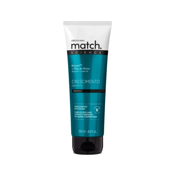 Match Science Crescimento Shampoo 250ml - OBoticario