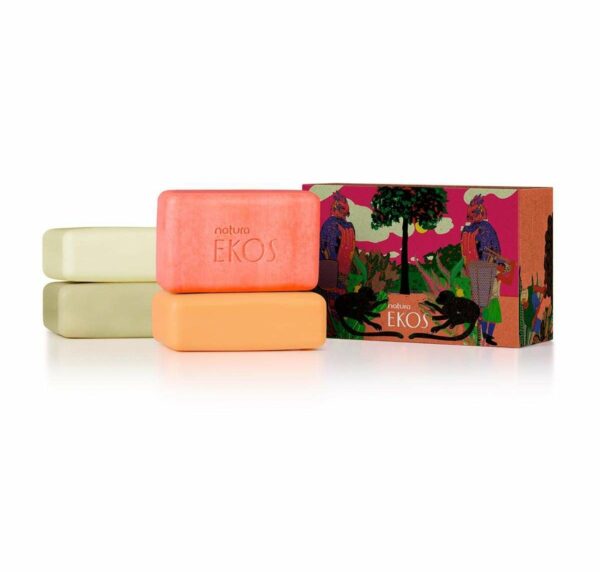 Ekos Sabonete em Barra Cremoso Embalagem Especial 4und. 100g cada- Natura