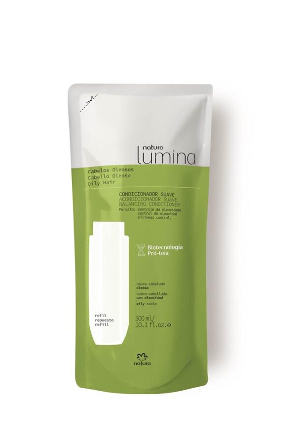 Lumina Cabelos Oleosos Refil Condicionador 300ml- Natura