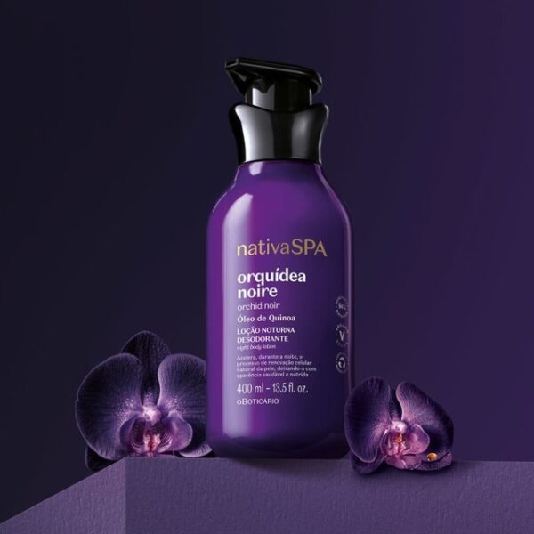 Nativa SPA Orquídea Noire Loção Noturna Desodorante Hidratante Corporal 400ml - oBoticário