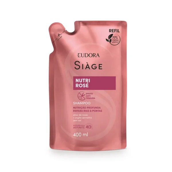 Siáge Refil Shampoo Nutri Rosé 400ml - oBoticário