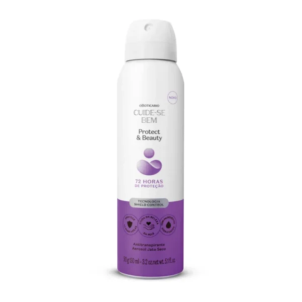 Cuide-se Bem Antitranspirante Aerossol Protect e Beauty 90g - oBoticário