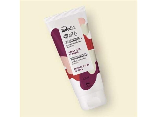 TodoDia Creme Hidratante Roma e Amora 200ml- Natura