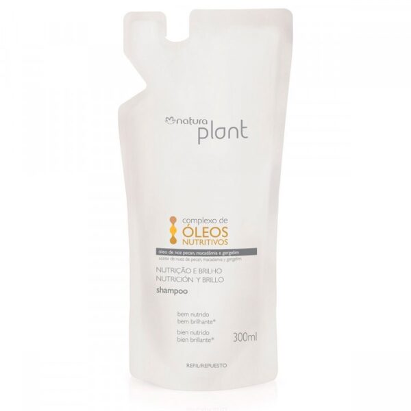 Plant Revitalização Complexo de Óleos Nutritivos Shampoo Refil 300ml- Natura