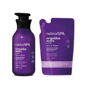 Combo NativaSpa Orquidea Noire Corporal 400ml+Refil 400ml- OBoticario
